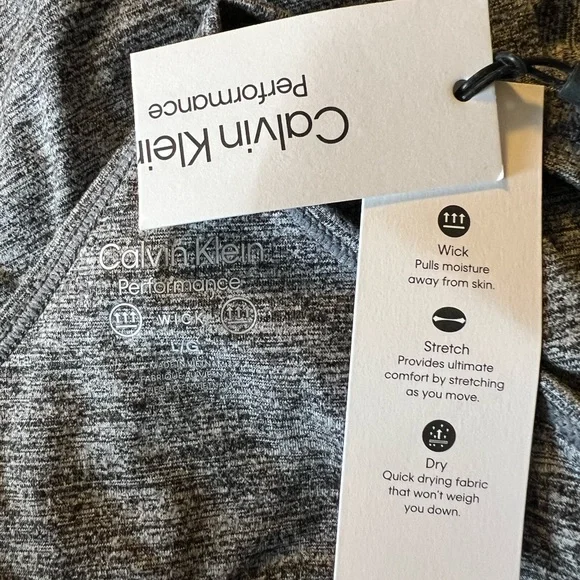 Calvin Klein Performance Dress With Built In Bra Size L NWT - Picture 4 of 6